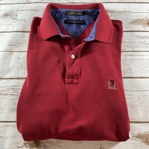 1999 Vintage‎ Tommy Hilfiger Red Men s Polo Size XL Preppy 90s Style